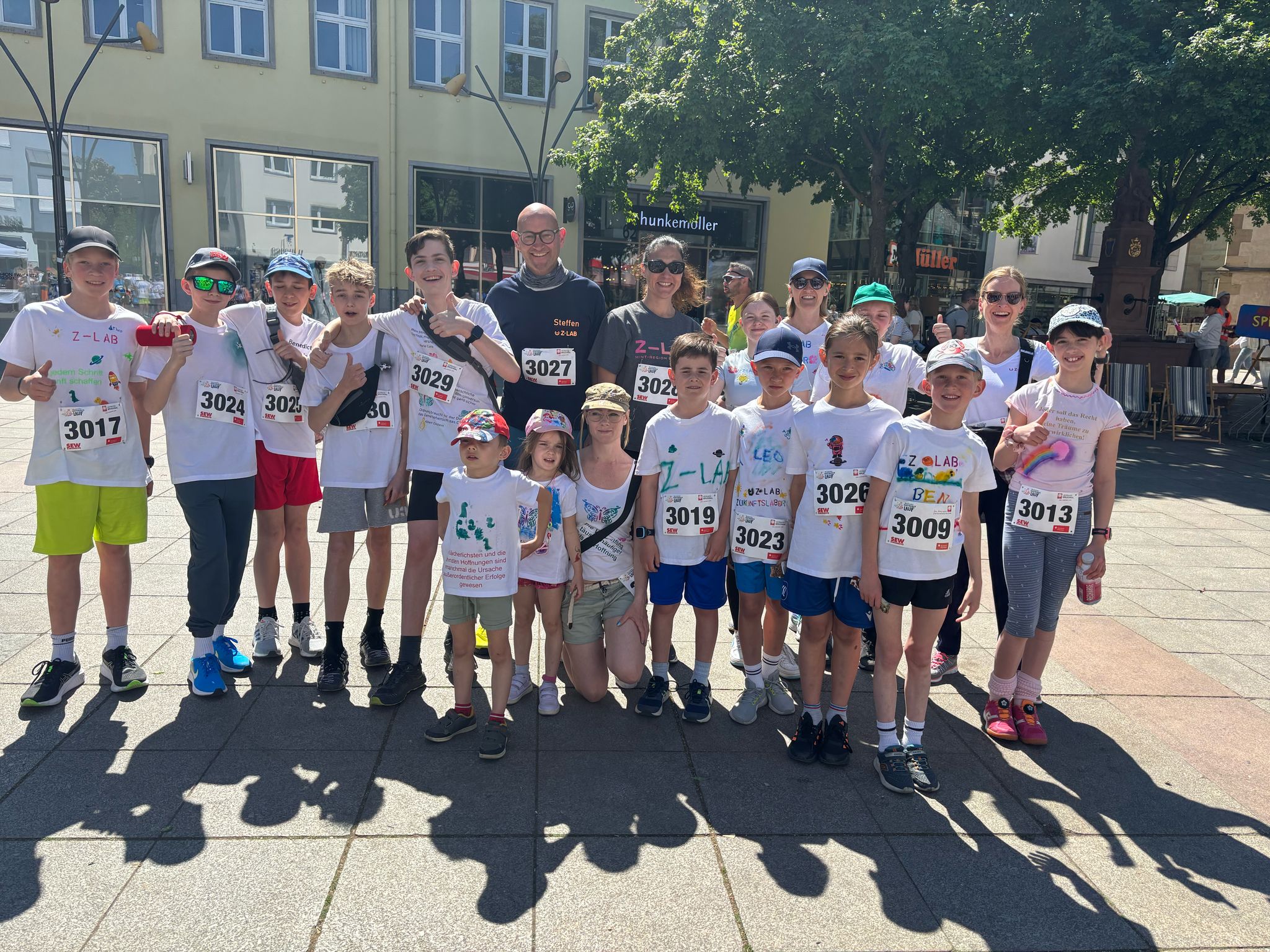 Kinder und Jugendliche aus dem Z-LAB nahmen teil am Bruchsaler Hoffnungslauf 2015